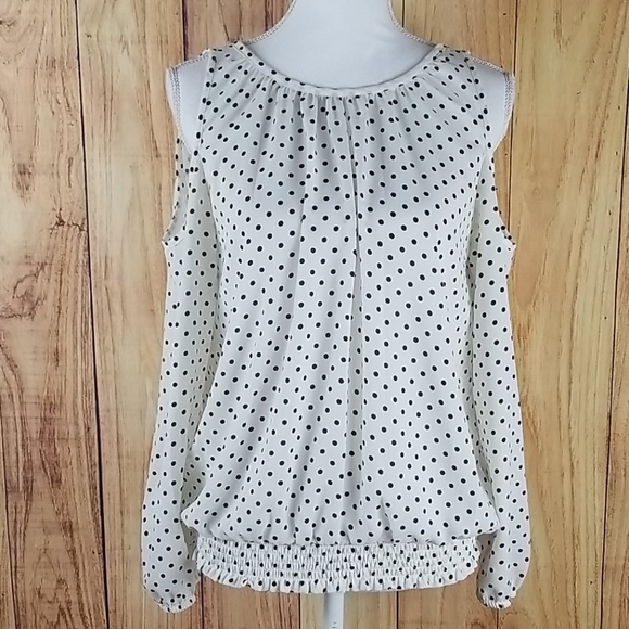 New York & Company Tops - 3/$33 NY&C Cold shoulder Long sleeve Blouse